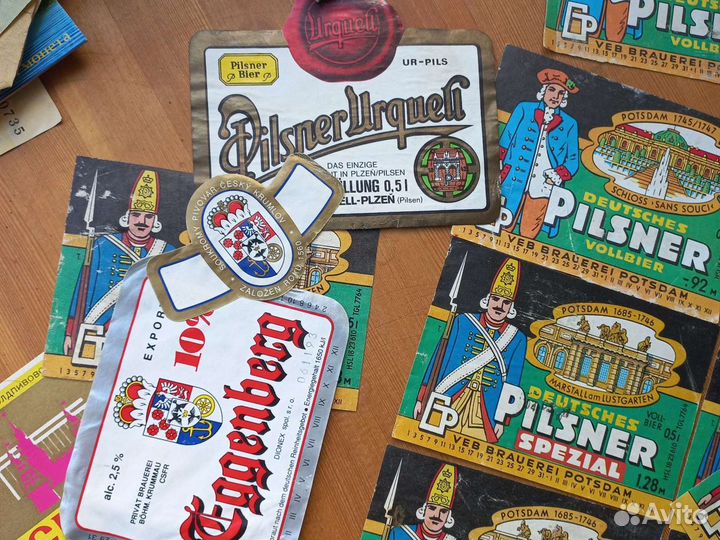 Коллеционная этикетка пиво