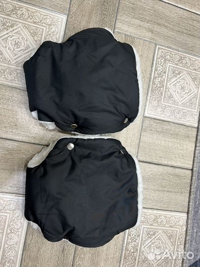 Варежки теплые для рук на коляску