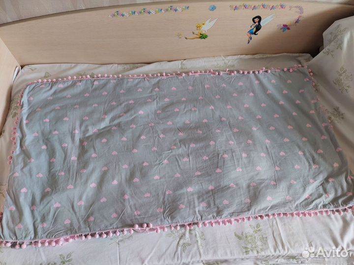 Детское одеяло в кроватку ручная работа