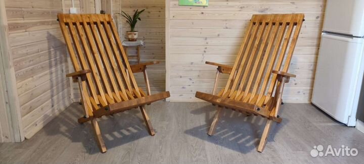Кресло шезлонг складное