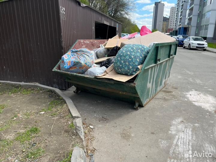 Вывоз мусора контейнером