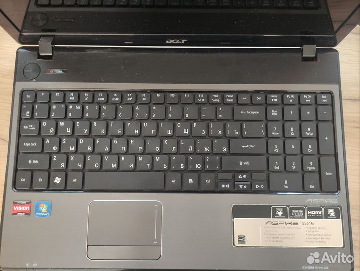Ноутбук acer aspire 5551G