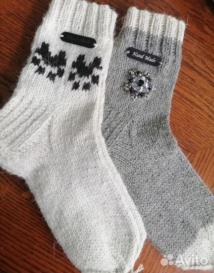 Шерстяные носки