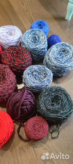 Пряжа нитки для вязания пакетом
