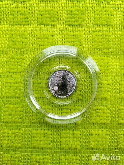 Платиновая монета 2023г Британия с Карлом 3,11г