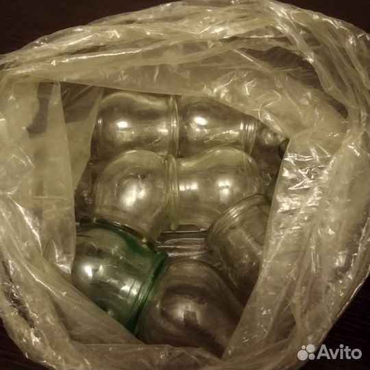 Банка медицинская стеклянная