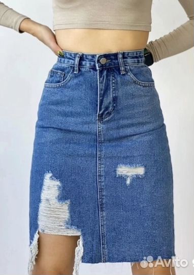 Юбка джинсовая 42 новая