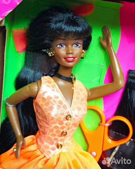 Cut and Style Barbie Afro American Christie