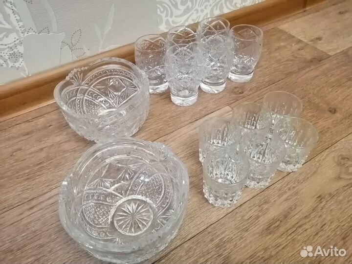 Хрустальная посуда набор