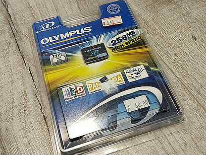 Новая нераспечатанная флешка Olympus xD 256 Mb с ф