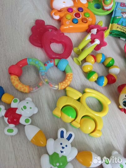 Игрушки погремушки грызунки (пакетом)
