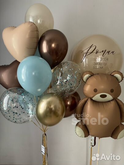 Воздушные шары на выписку