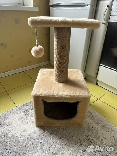 Когтеточка домик для кошки