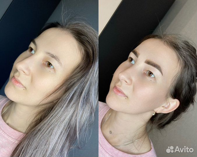 Ламинирование, окрашивание и коррекция бровей