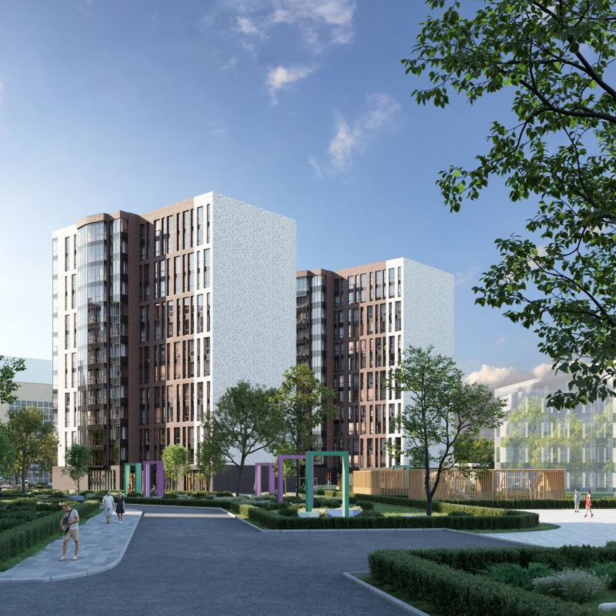 2-к. квартира, 61,6 м², 12/13 эт.