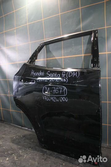 Дверь задняя правая - Hyundai Santa FE 3