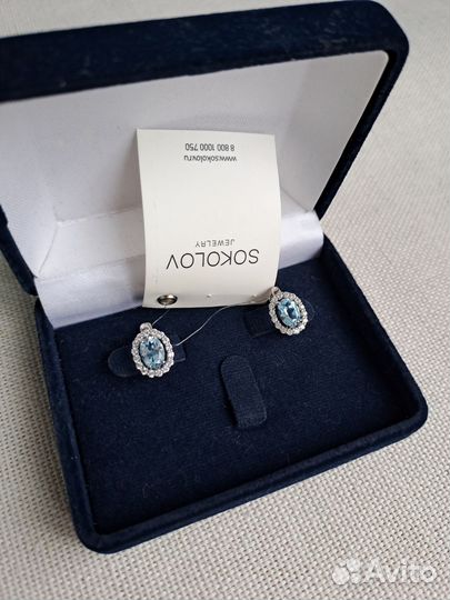 Серьги серебро