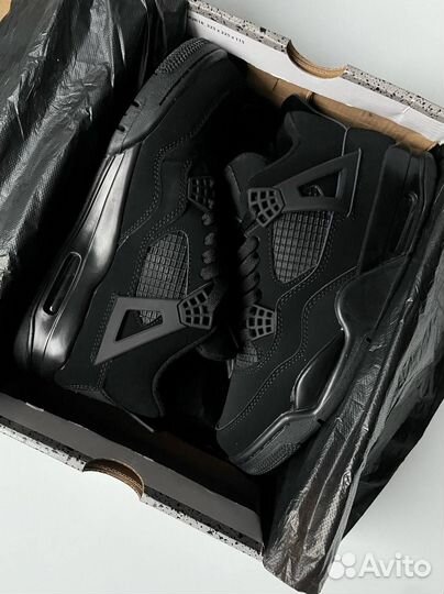 Nike air jordan 4 black caT