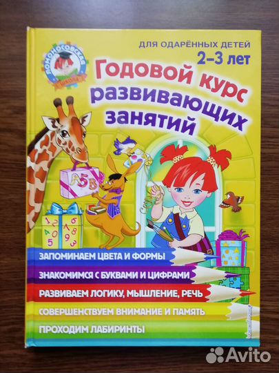 Годовой курс развивающих занятий Ломоносовская шк