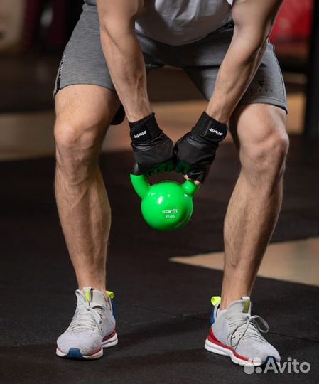 Гиря виниловая Starfit DB-401, 8 кг, зеленый