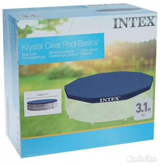 Каркасный бассейн intex. Тент на каркасный бассейн