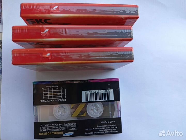 Аудиокассеты новые запечатанные