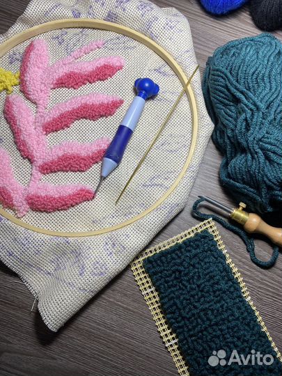 Коврик ручной работы