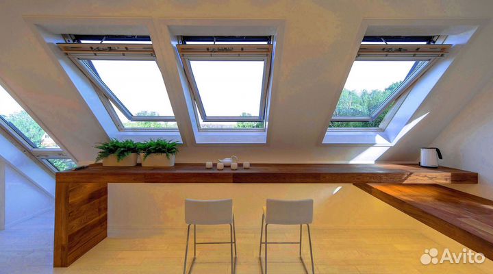 Мансардное окно Veluxe