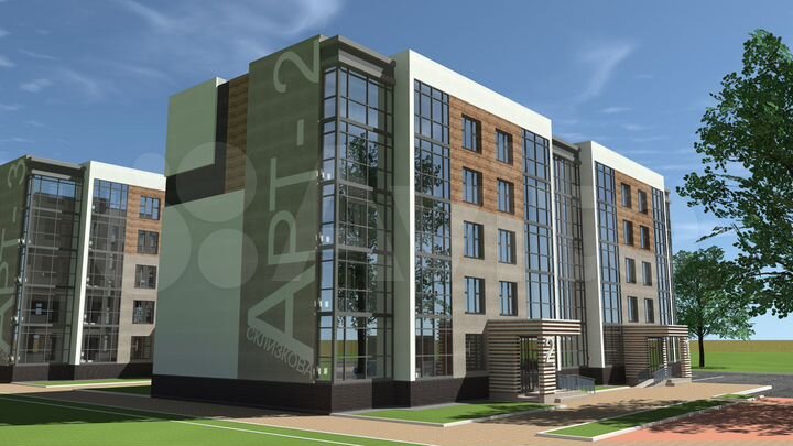 2-к. квартира, 73,6 м², 3/5 эт.