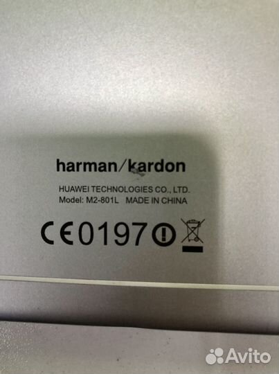 Планшет 8 дюймов Huawei M2-801L harman/kardon