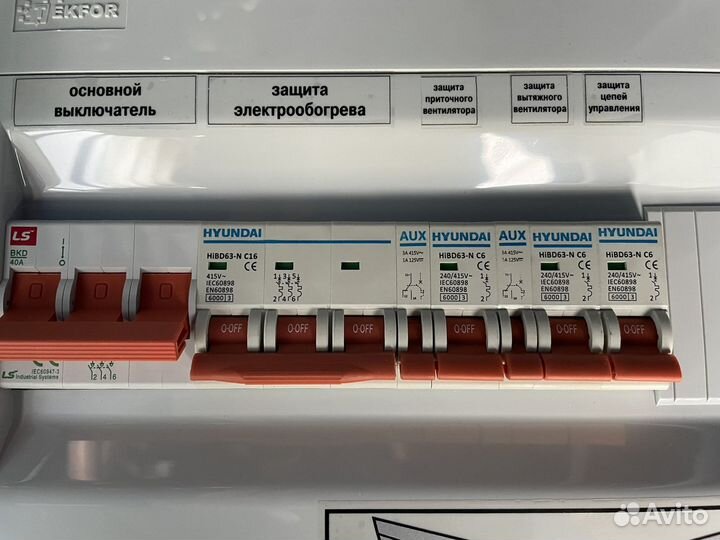 Chut-E9-11/N управлен вентляц кондиционир щит korf