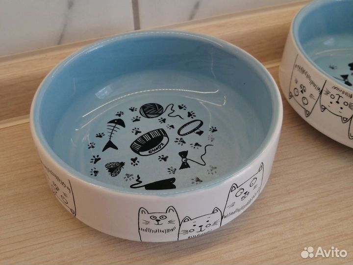 Миски для кошек керамические