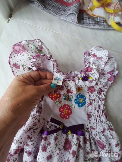 Платье для девочки пакетом
