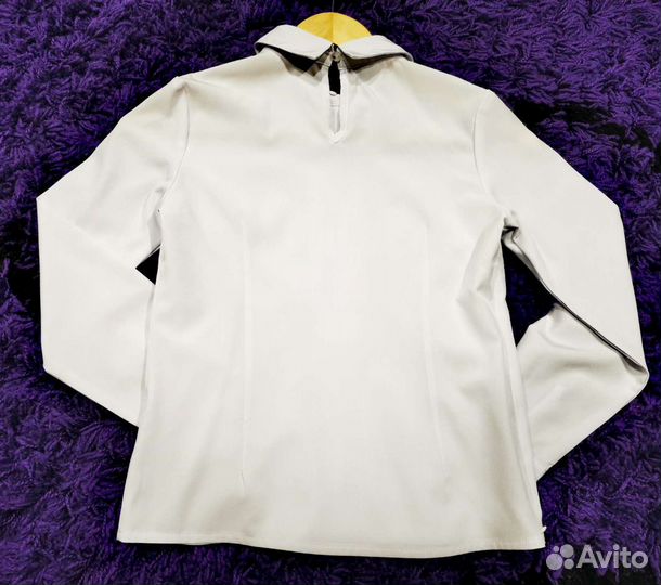 Рубашка (блуза) школьная на девочку. Рост 128-134
