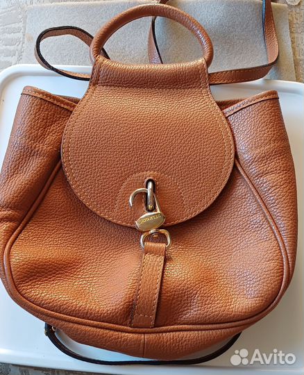 Сумка рюкзак натуральная кожа