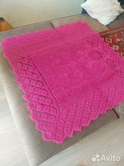 Шаль из королевского мохера