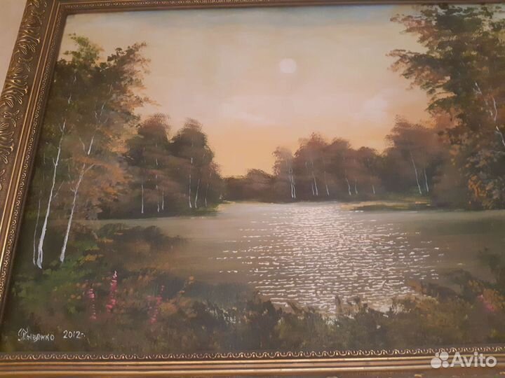 Картина маслом на холсте пейзаж