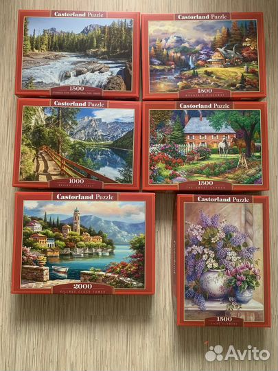 Пазлы 500, 1000, 1500 и 2000 элементов