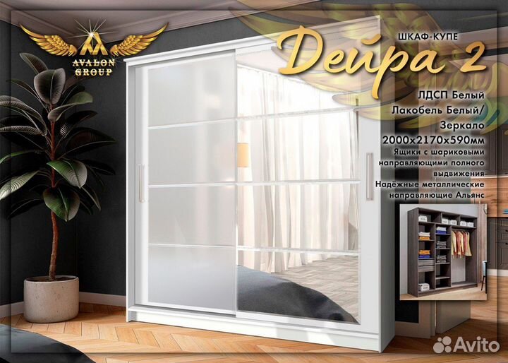 Шкаф купе дейра-2