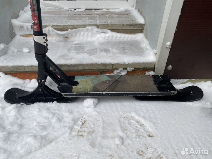 Лыжи на самокат