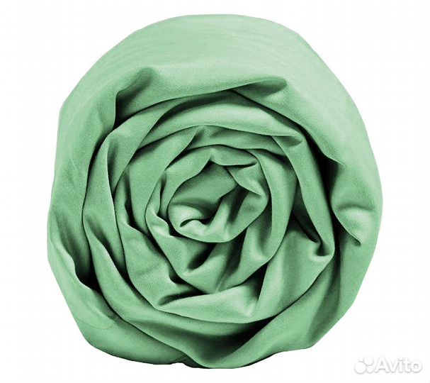 Простынь GoodNight Сатин 180х200х20 Светло-зеленый