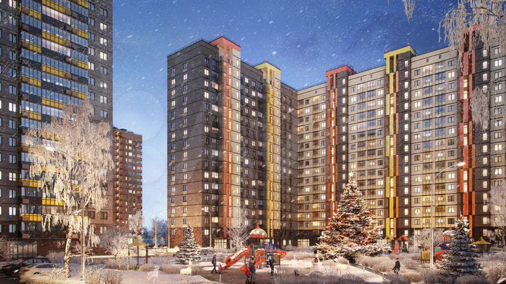 Квартира-студия, 25,4 м², 16/17 эт.