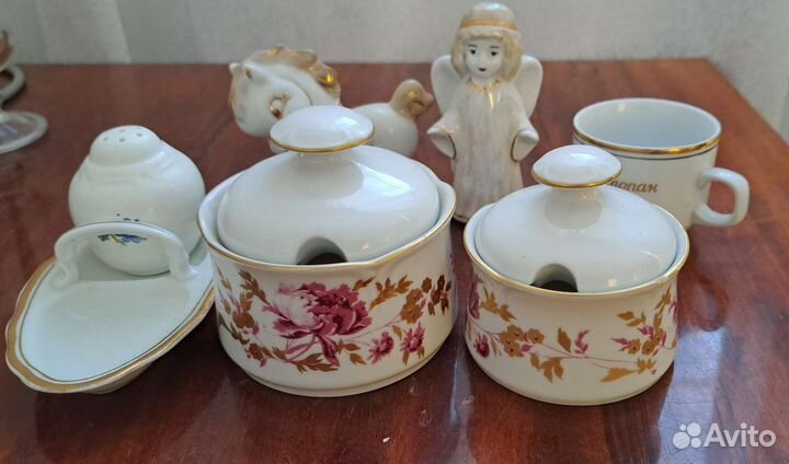 Сахарница и для варенья гдр. Другое для сервировки