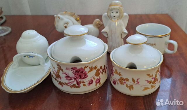 Сахарница и для варенья гдр. Другое для сервировки