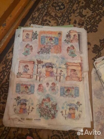 Карты для декупажа разные