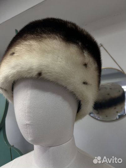 Шапка норковая женская