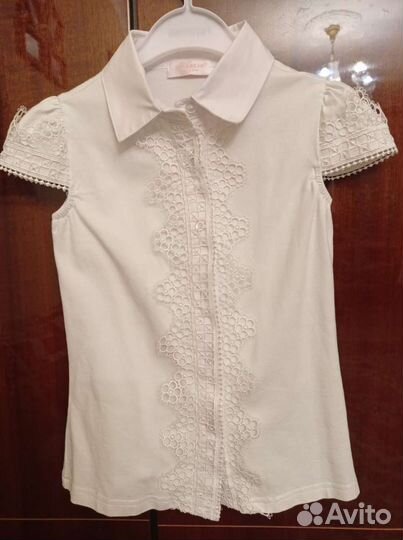 Школьная блузка 116-122