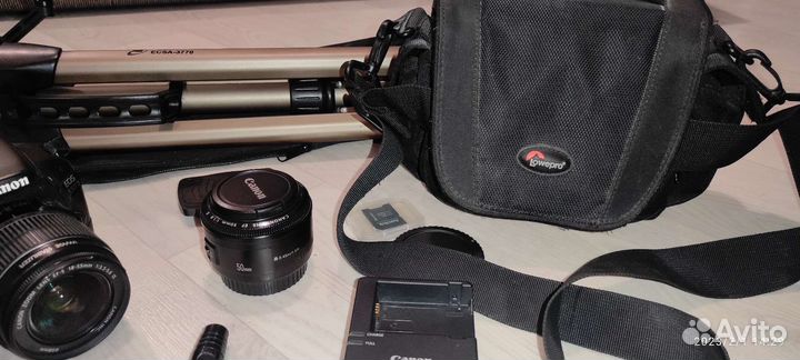Фотоаппарат canon eos 550d и аксессуары