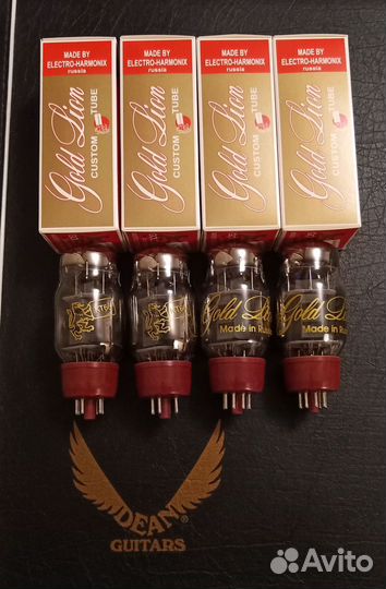 Подобранный квартет Genalex Gold Lion KT66