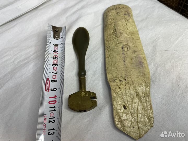 Редкий алмазный стеклорез СССР с чехлом